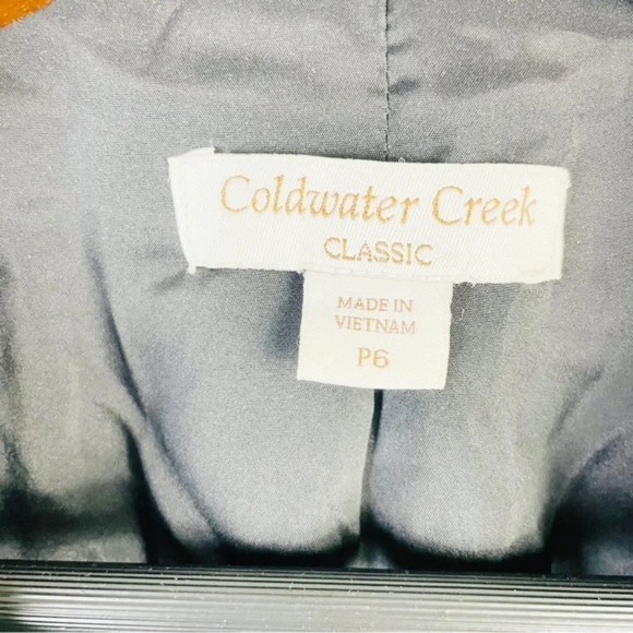 Coldwater Creek Heathered Green Wool Blend Jacket Size‎ Petite 6 - Picture 8 of 8